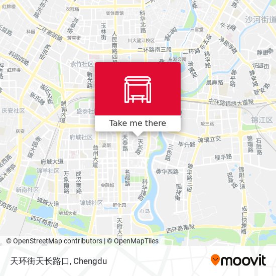 天环街天长路口 map