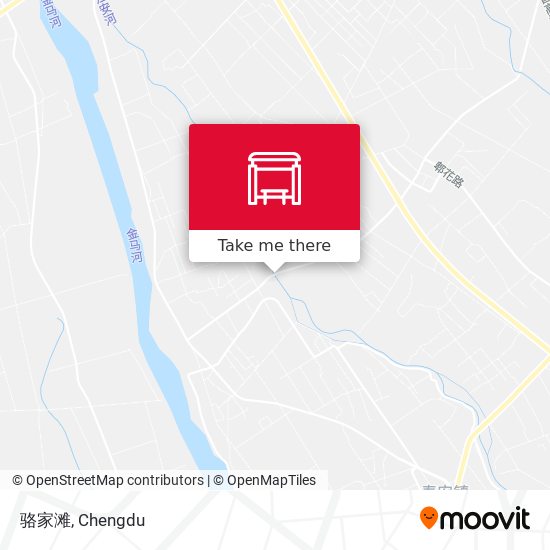 骆家滩 map