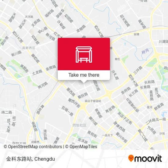 金科东路站 map