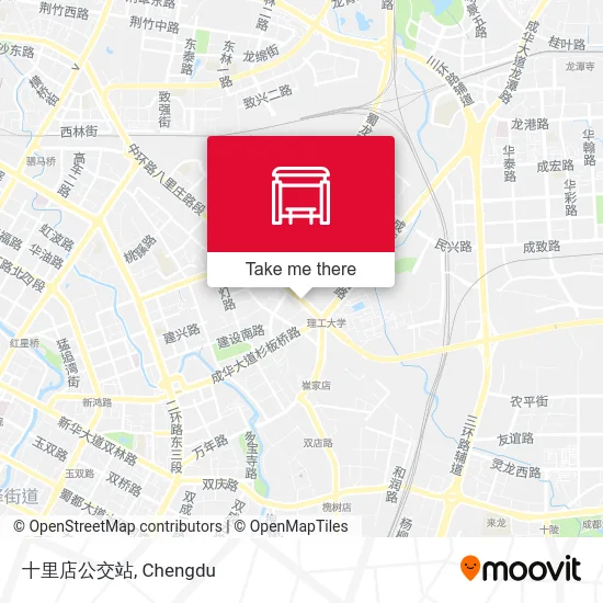 十里店公交站 map
