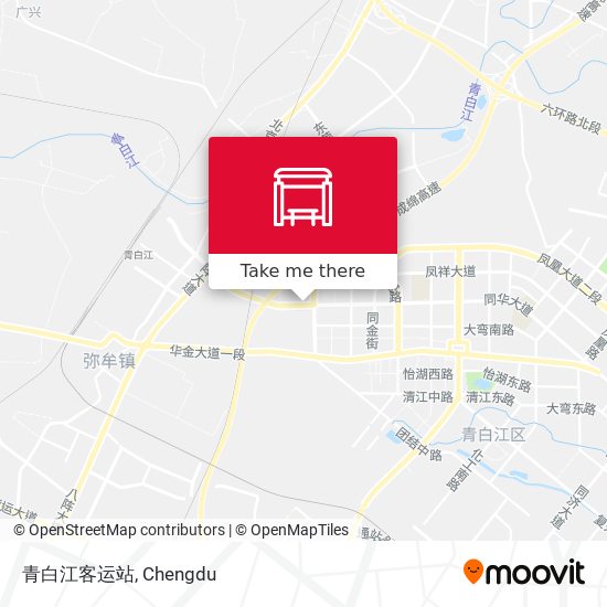 青白江客运站 map