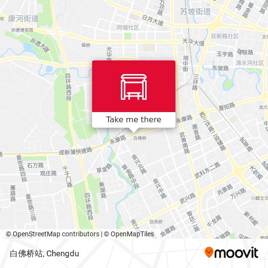 白佛桥站 map
