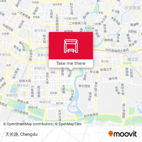 天长路 map