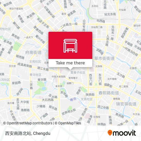 西安南路北站 map