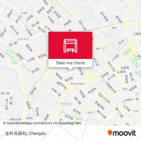 金科东路站 map