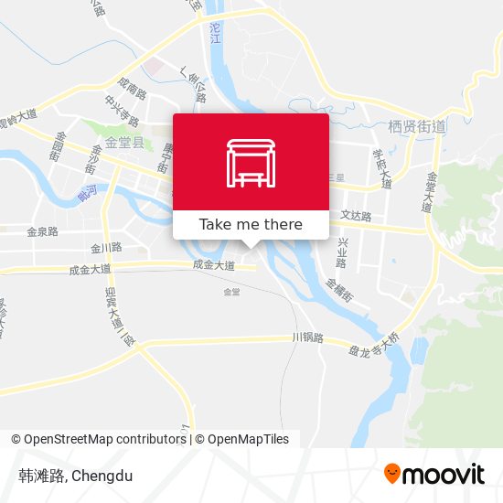 韩滩路 map