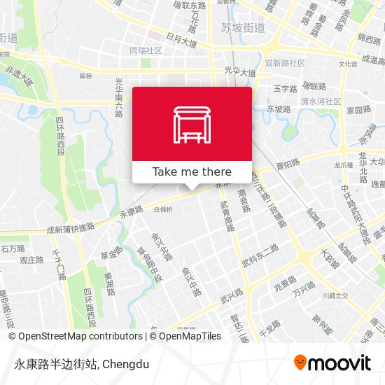 永康路半边街站 map