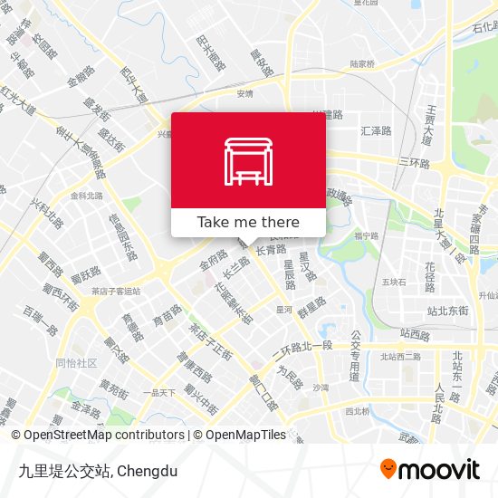 九里堤公交站 map