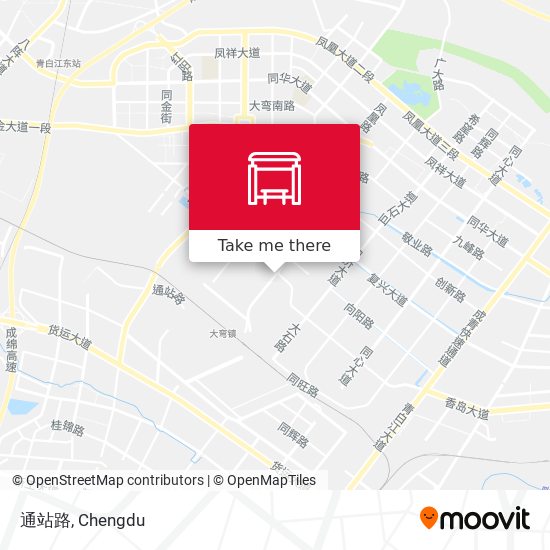 通站路 map