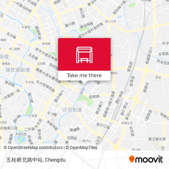 五桂桥北路中站 map