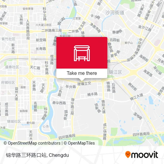 锦华路三环路口站 map
