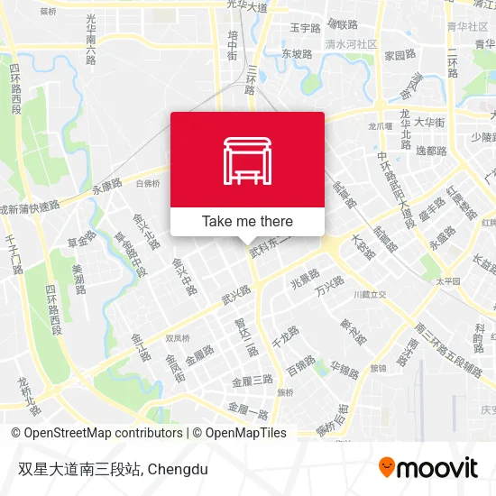 双星大道南三段站 map