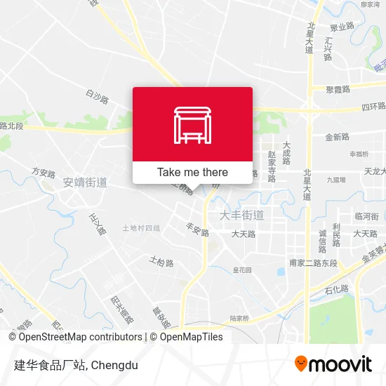 建华食品厂站 map