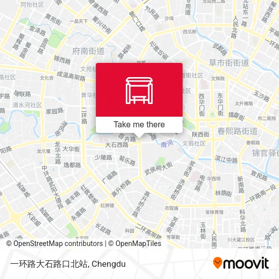 一环路大石路口北站 map