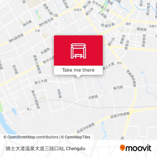 骑士大道温泉大道三段口站 map