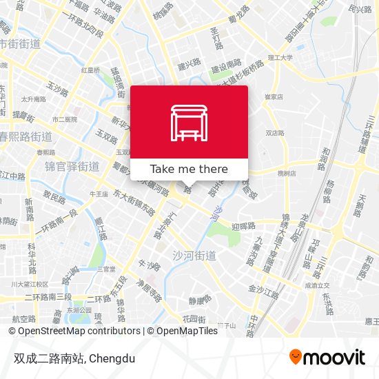 双成二路南站 map