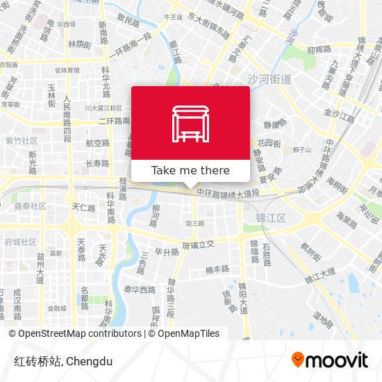 红砖桥站 map