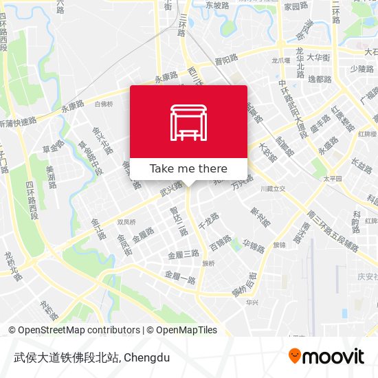 武侯大道铁佛段北站 map