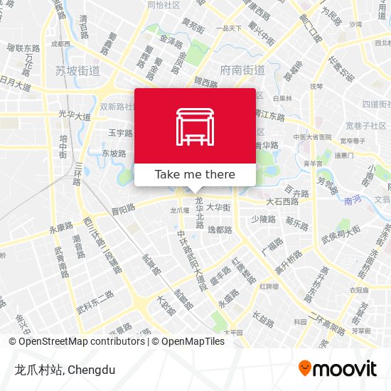龙爪村站 map