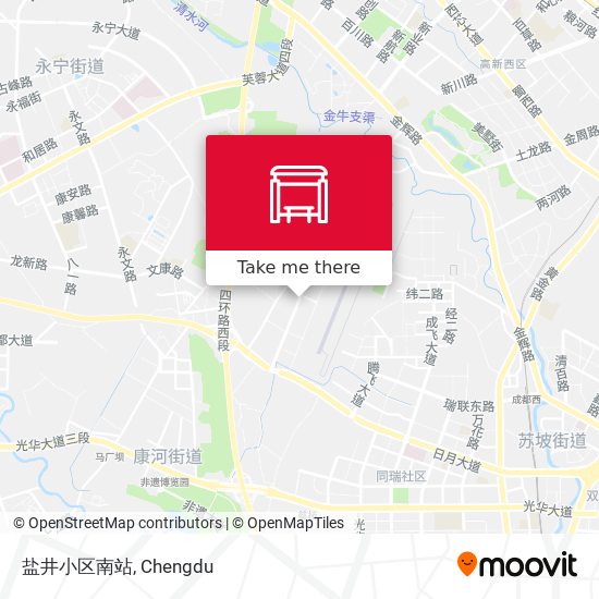 盐井小区南站 map