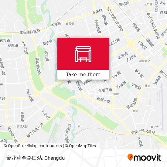 金花草金路口站 map