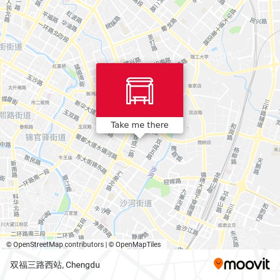 双福三路西站 map