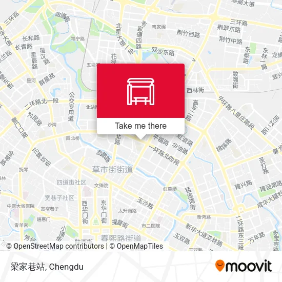 梁家巷站 map