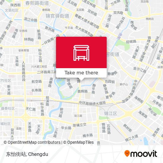 东怡街站 map