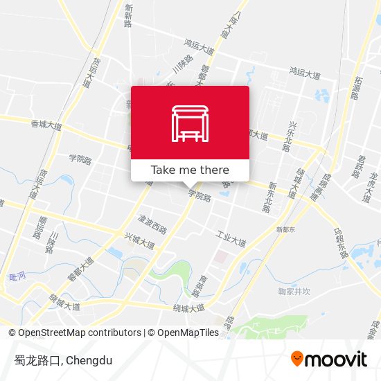 蜀龙路口 map
