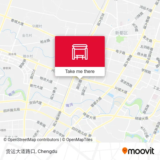 货运大道路口 map