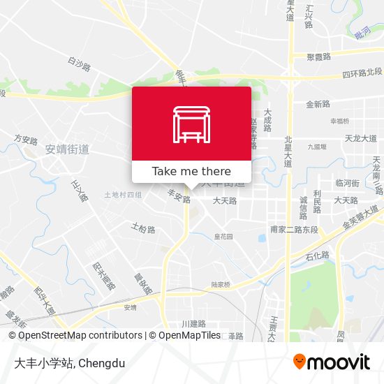 大丰小学站 map
