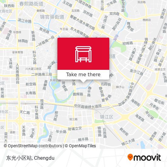 东光小区站 map