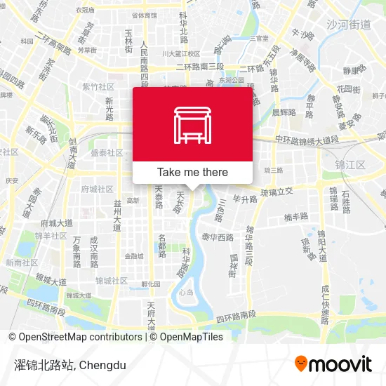 濯锦北路站 map