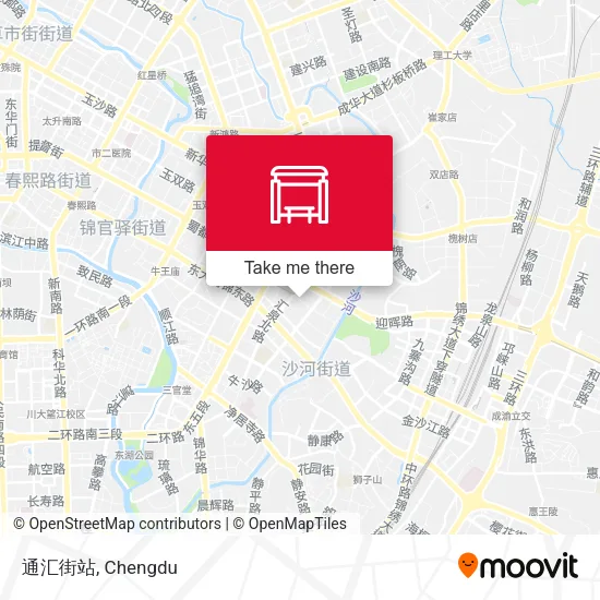 通汇街站 map