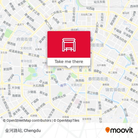 金河路站 map