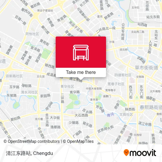 清江东路站 map
