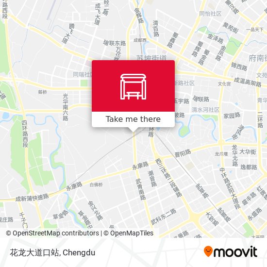 花龙大道口站 map