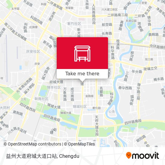 益州大道府城大道口站 map