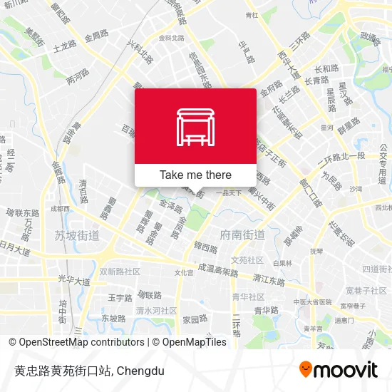 黄忠路黄苑街口站 map