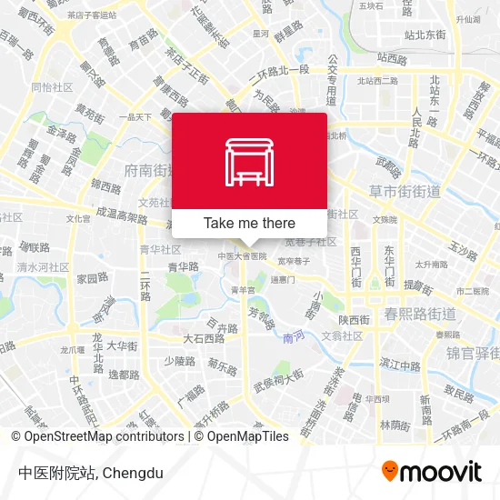 中医附院站 map