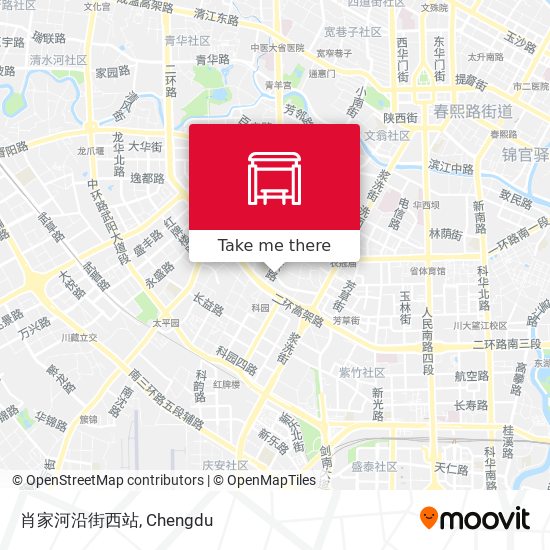 肖家河沿街西站 map