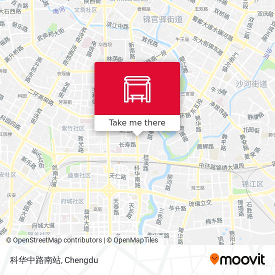科华中路南站 map