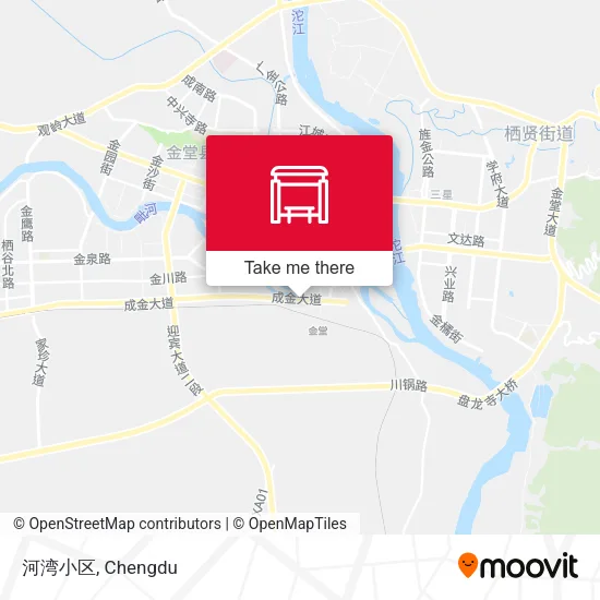 河湾小区 map