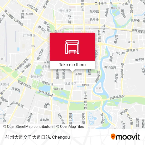 益州大道交子大道口站 map