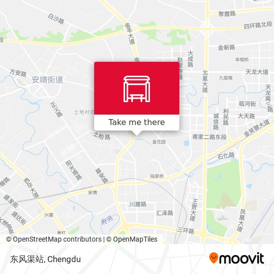 东风渠站 map