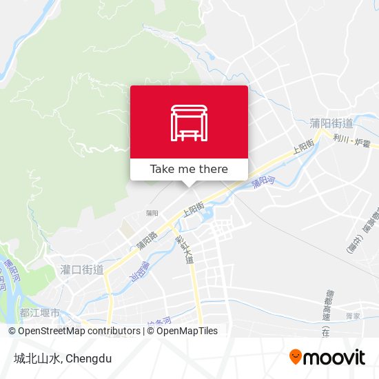 城北山水 map