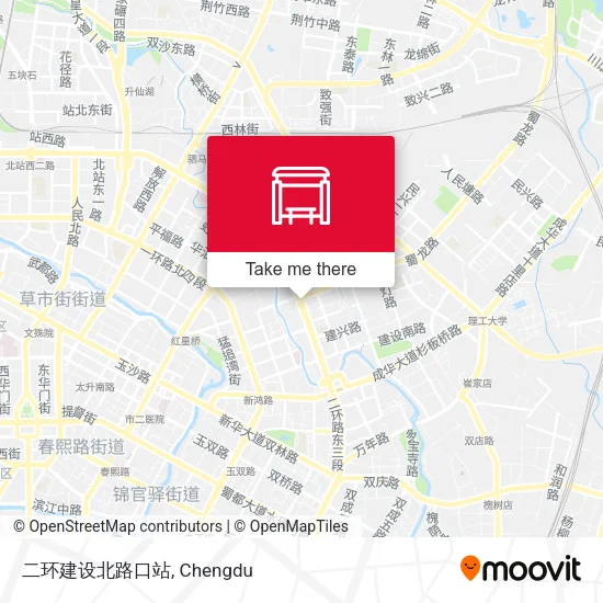 二环建设北路口站 map