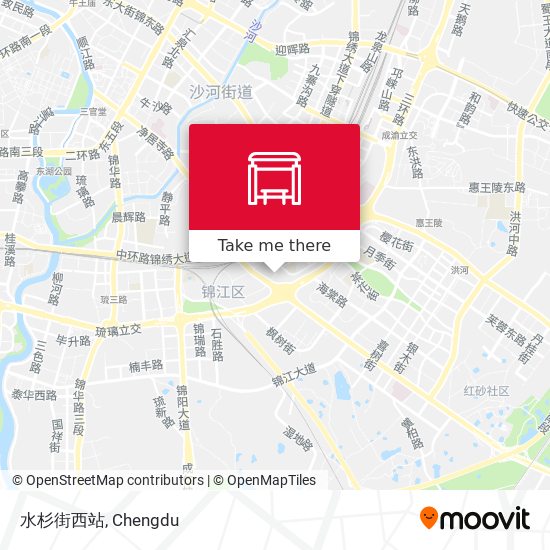 水杉街西站 map