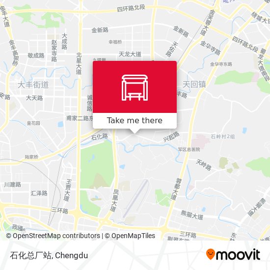 石化总厂站 map