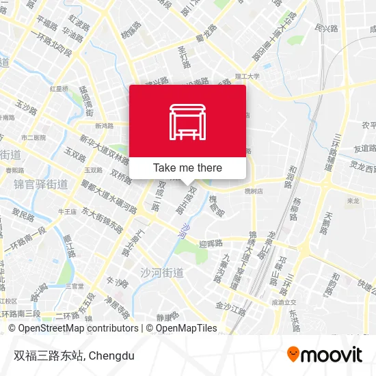 双福三路东站 map